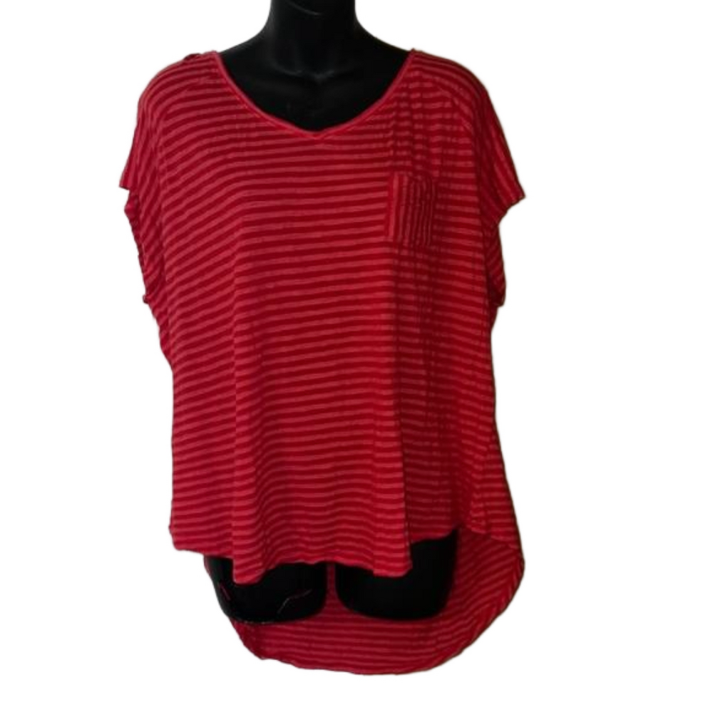 Cute red vneck Lane Bryant tshirt 22/24
